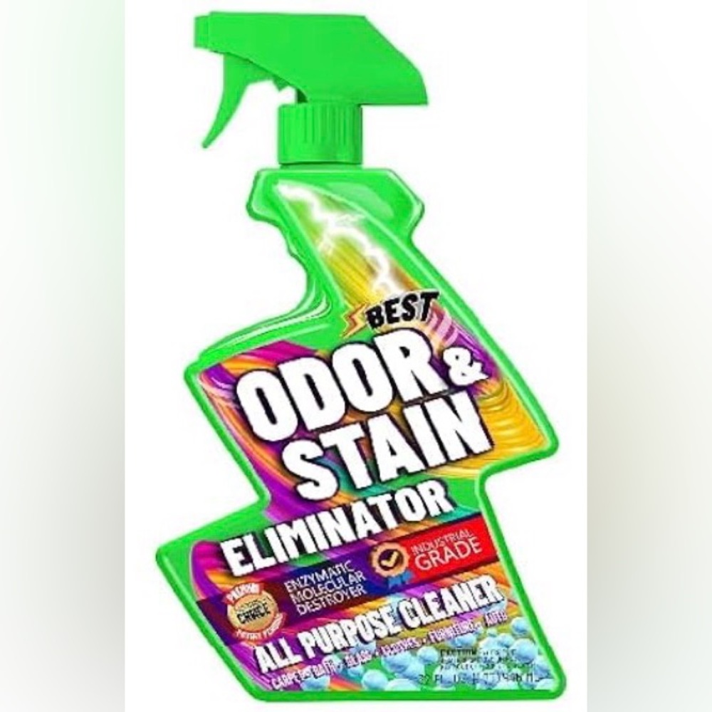 Pet Odor & Stain Eliminator, Enzyme Spray for Urine, Dog Smell, Carpet Mess
